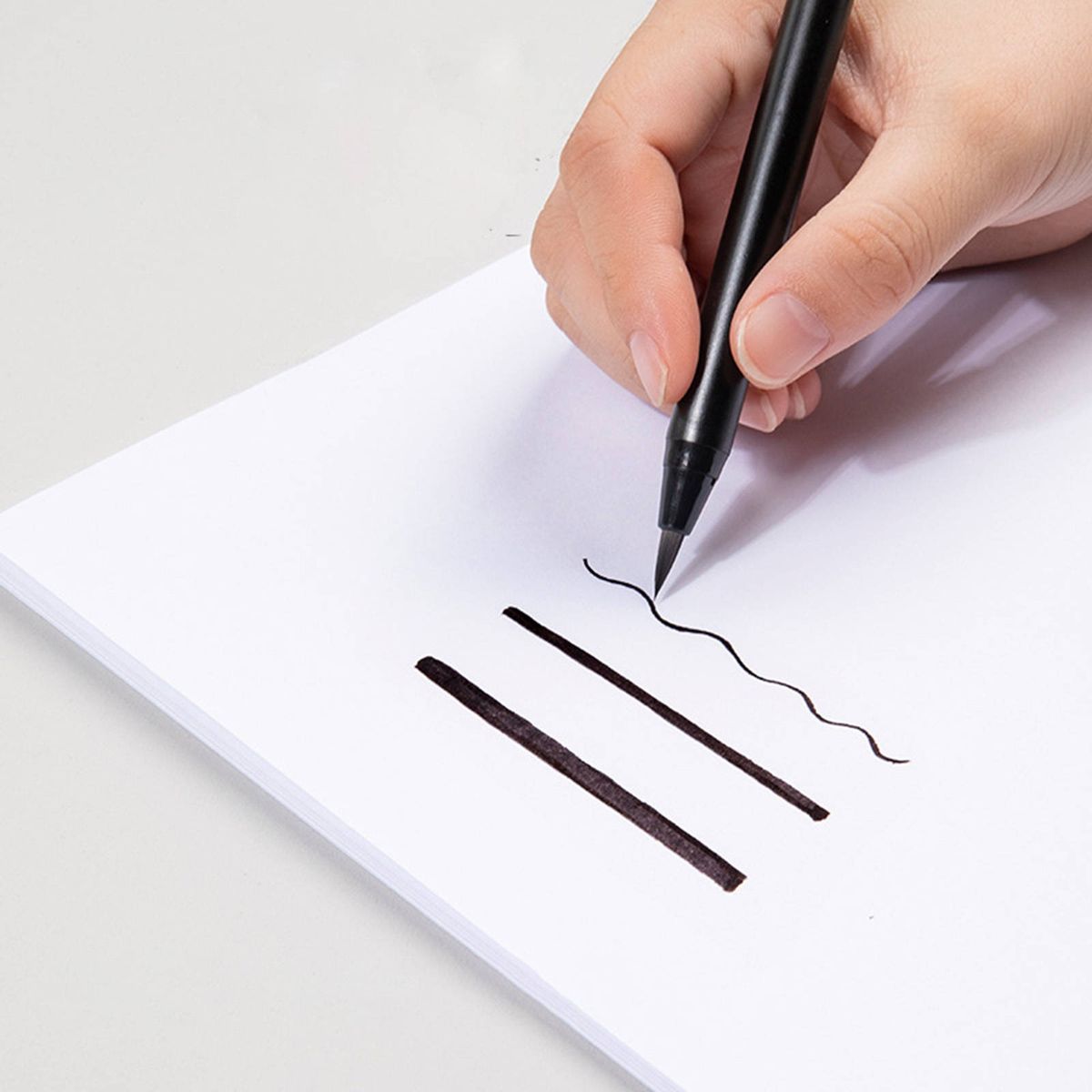 Calligraphy Soft Tip Pen Nylon Wool Brush For Calligrapher Writer