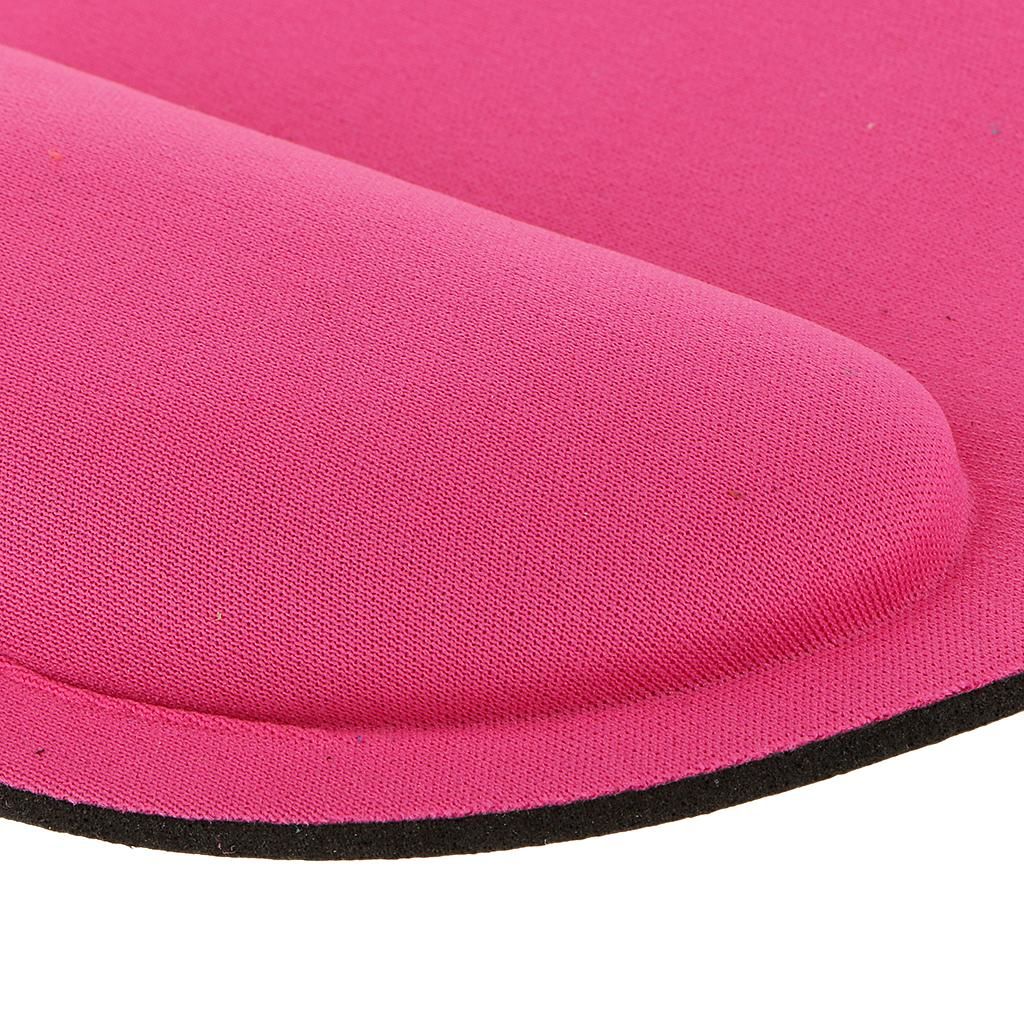Memory Foam Mouse Pad With Wrist Support,Ergonomic Mouse Pad With Pink