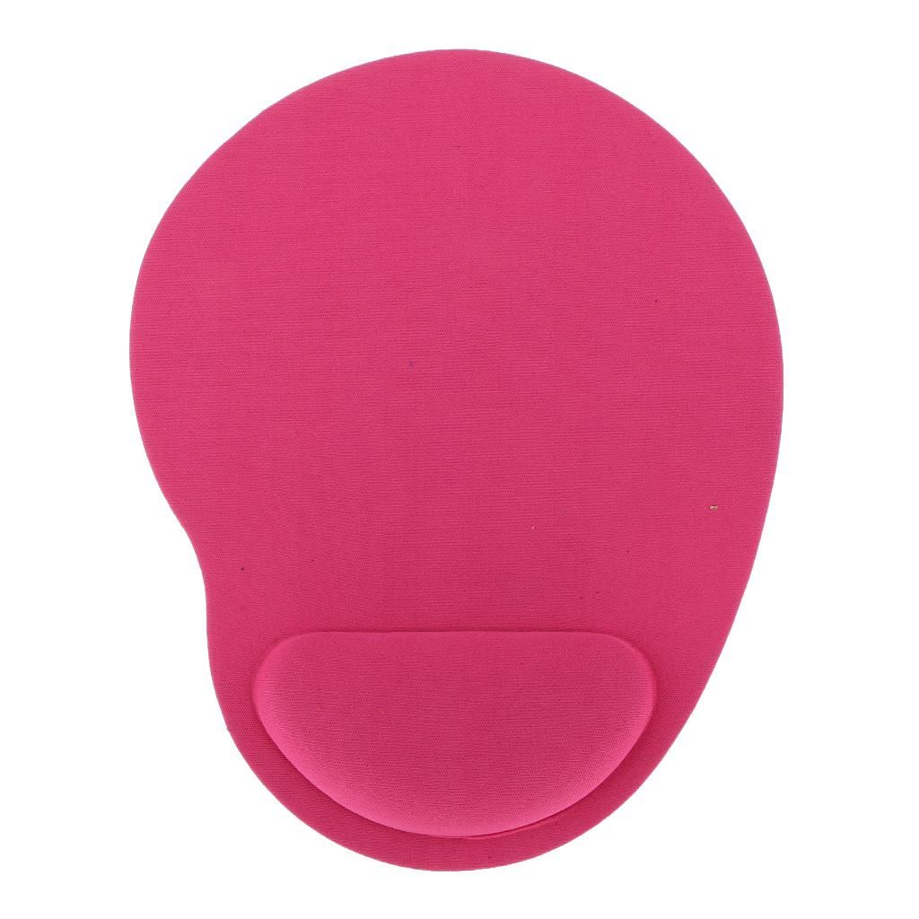 Memory Foam Mouse Pad With Wrist Support,Ergonomic Mouse Pad With Pink