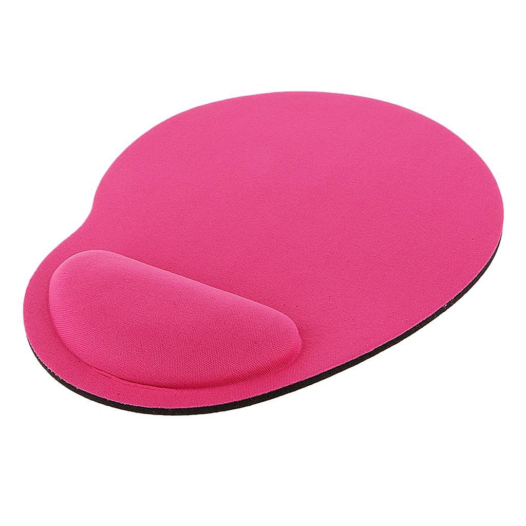Memory Foam Mouse Pad With Wrist Support,Ergonomic Mouse Pad With Pink