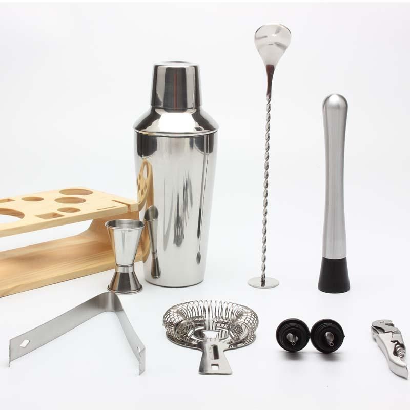 12pcs/set Stainless Steel Liquor Red Wine Cocktail Shaker Bar Wine Mixer-12pcs/set Stainless Steel Liquor Red Wine Cocktail Shaker Bar Wine Mixer