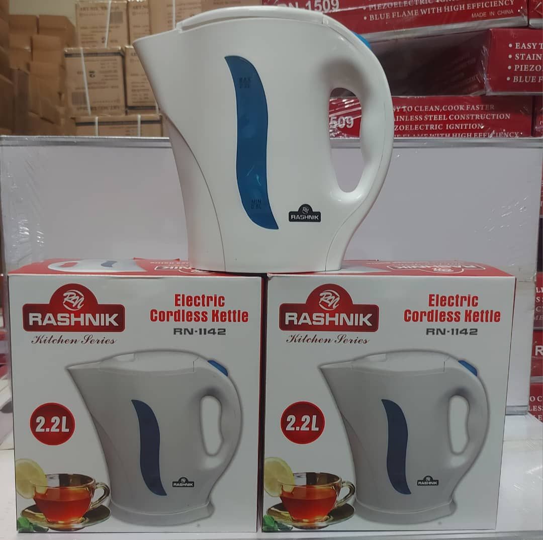 2.2L Cordless Plastic Kettle