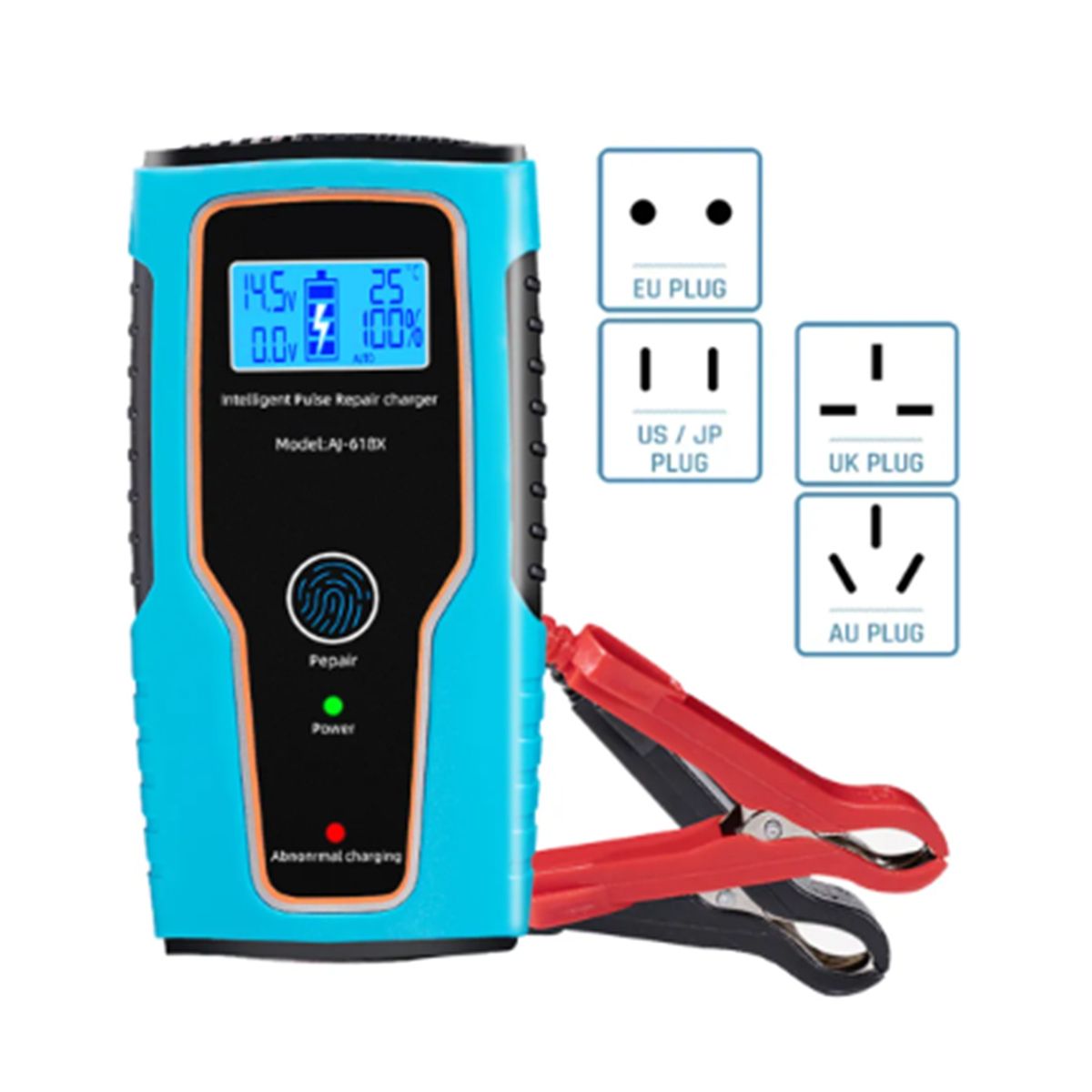 100AH 12V 6A Car Battery Charger Pulse Repair