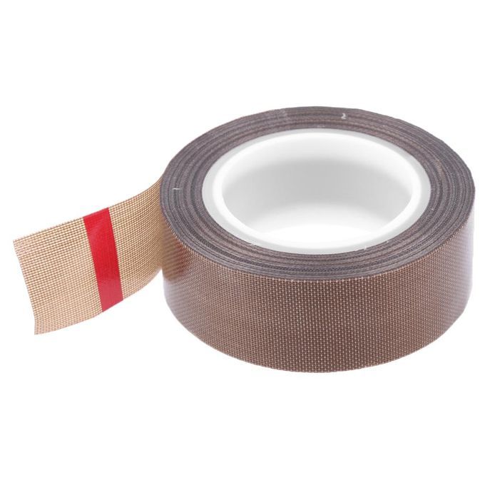 PTFE Coated Fiberglass Fabric With Silicone Adhesive Tape 19mmx10m