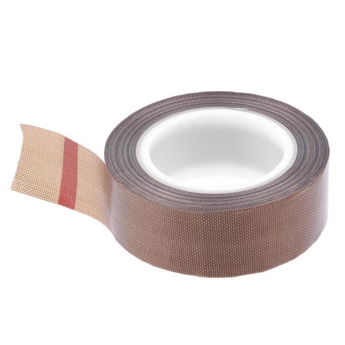 PTFE Coated Fiberglass Fabric With Silicone Adhesive Tape 19mmx10m