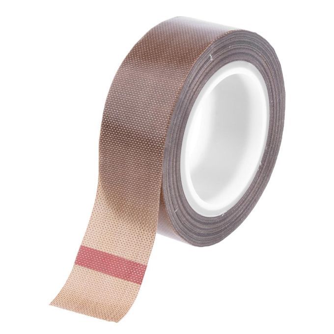 PTFE Coated Fiberglass Fabric With Silicone Adhesive Tape 19mmx10m