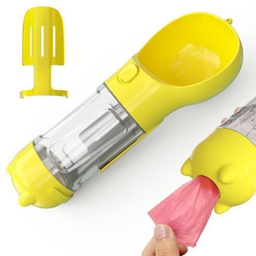 Pet Cat Dog Water Bottle Feeder With Poop Shovel Plastic Bag Drinking Bowl Dispenser Food Grade Materials Pet Products Hot Sale