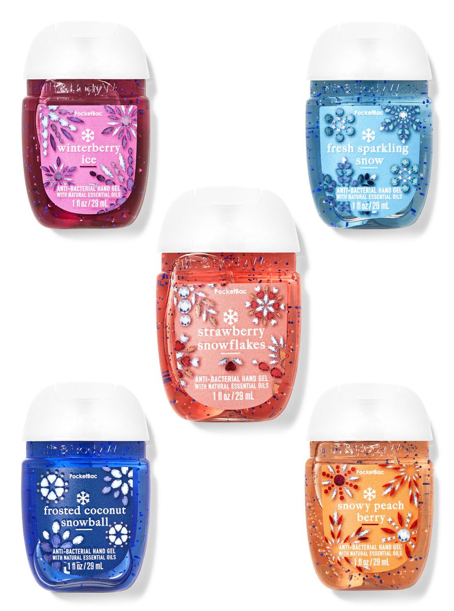 Snow Beautiful PocketBac Hand Sanitizer, 5-Pack