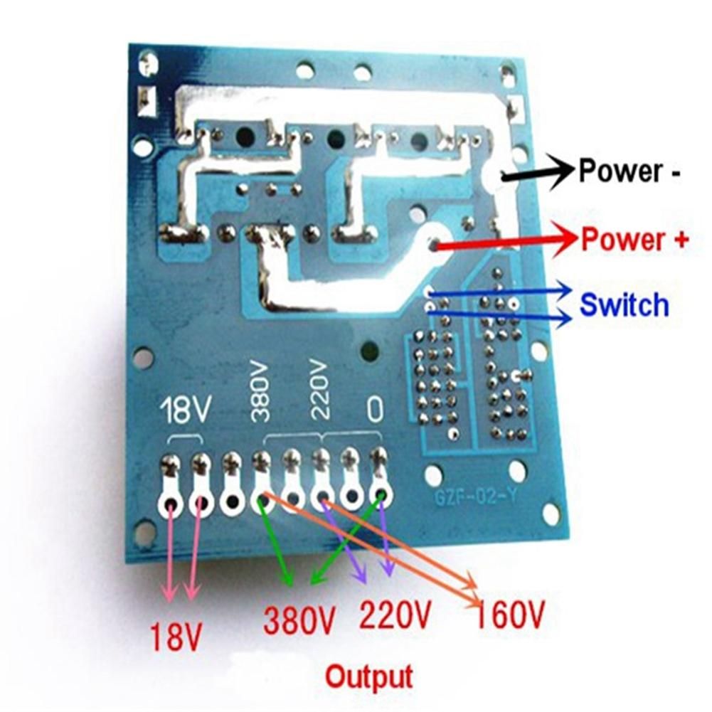 DC 12V TO AC 220V 380V 500W Inverter Boost Board
