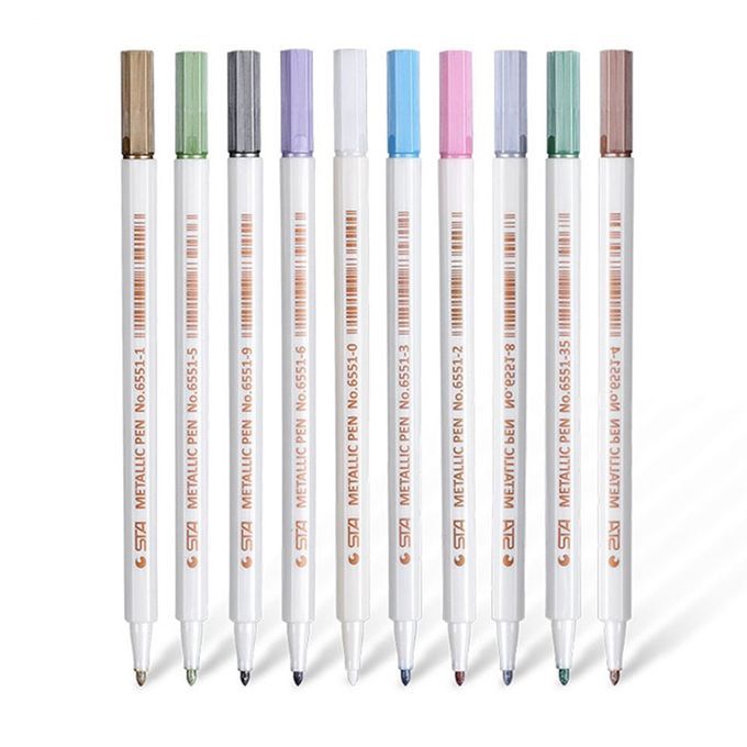 Raft Pen  Olor DIY Album Pen Graffiti Pen S Hooling Stationery   Pen Thi K Graffiti Pen   Pen  Olor S Book-multicolor-10 Color