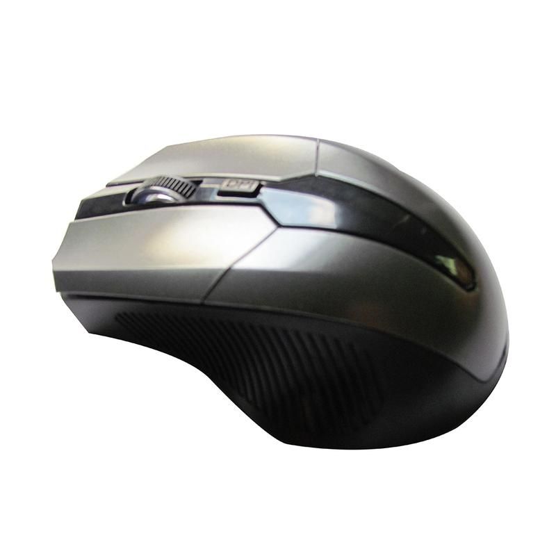 Rechargeable LED Backlit Mute Ergonomic Gaming-Black