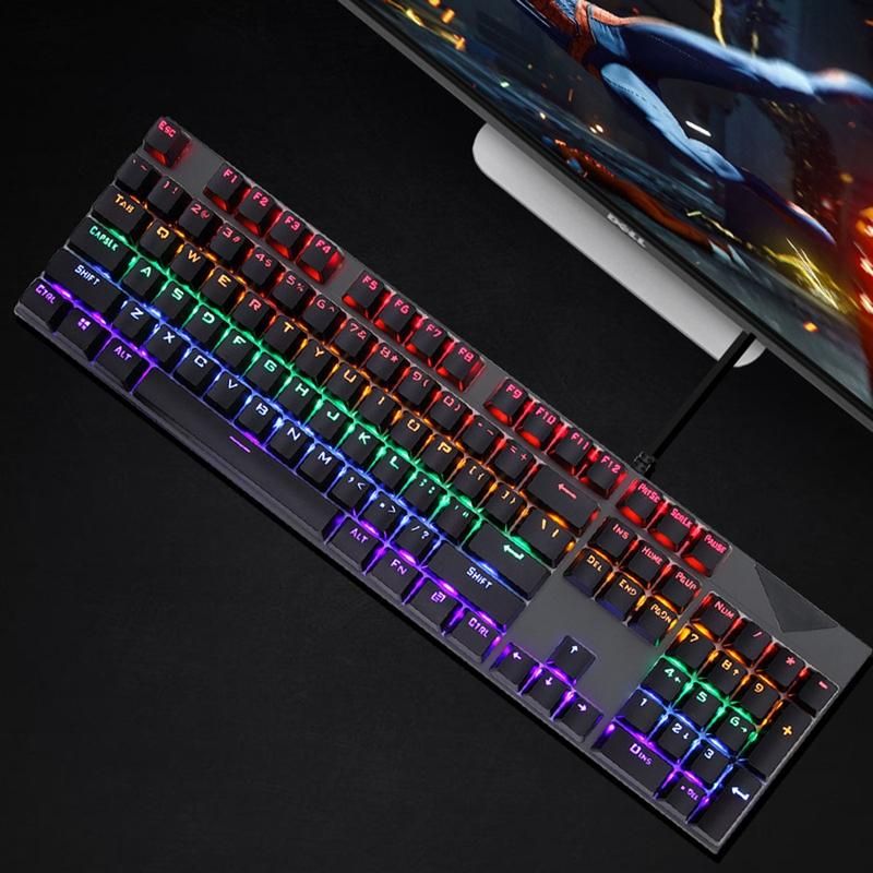37-Key Pink-Blue Gradient Backlight PKeycaps Mechanical