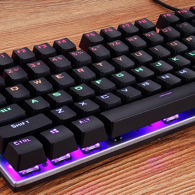 37-Key Pink-Blue Gradient Backlight PKeycaps Mechanical
