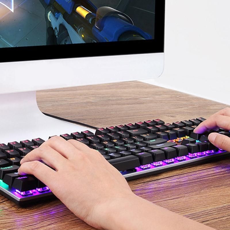 37-Key Pink-Blue Gradient Backlight PKeycaps Mechanical