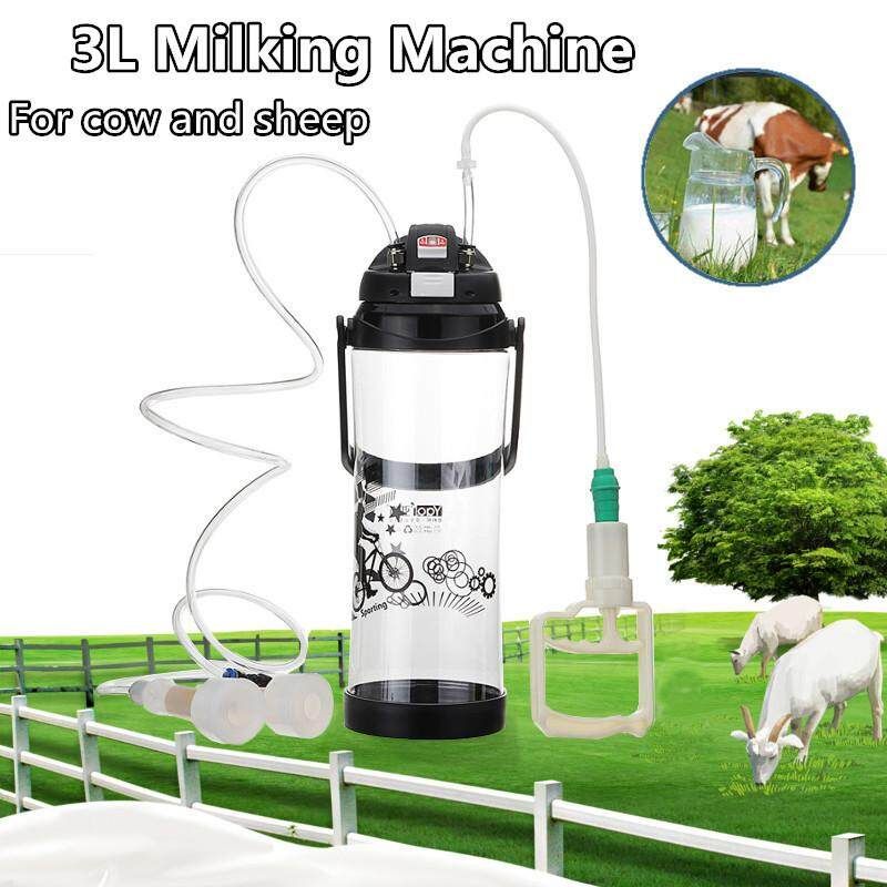 3L Household Portable Goat Milk Sucking Machine With Sucking Milking Bottle