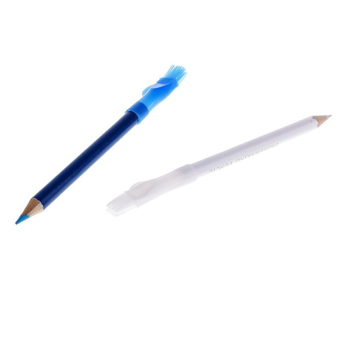 3Pcslot Tailor Chalk Pencil With Brush Double Heads Metal Sewing
