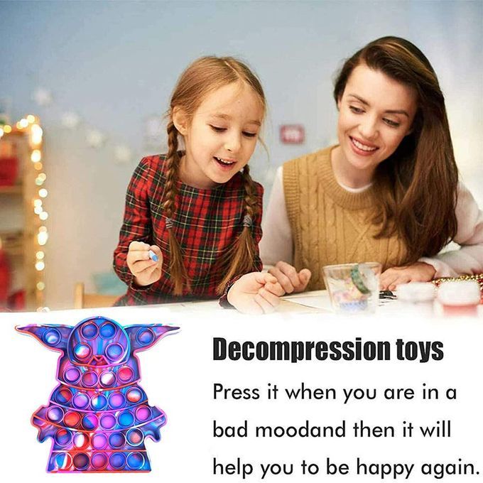 Tie-dye   ToySili One    Ry Tools To Relieve Stress For Kids Adult-purple + Blue-Tie-dye