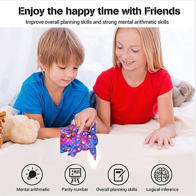 Tie-dye   ToySili One    Ry Tools To Relieve Stress For Kids Adult-purple + Blue-Tie-dye