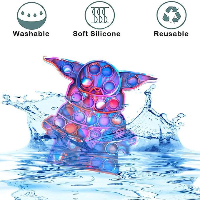 Tie-dye   ToySili One    Ry Tools To Relieve Stress For Kids Adult-purple + Blue-Tie-dye