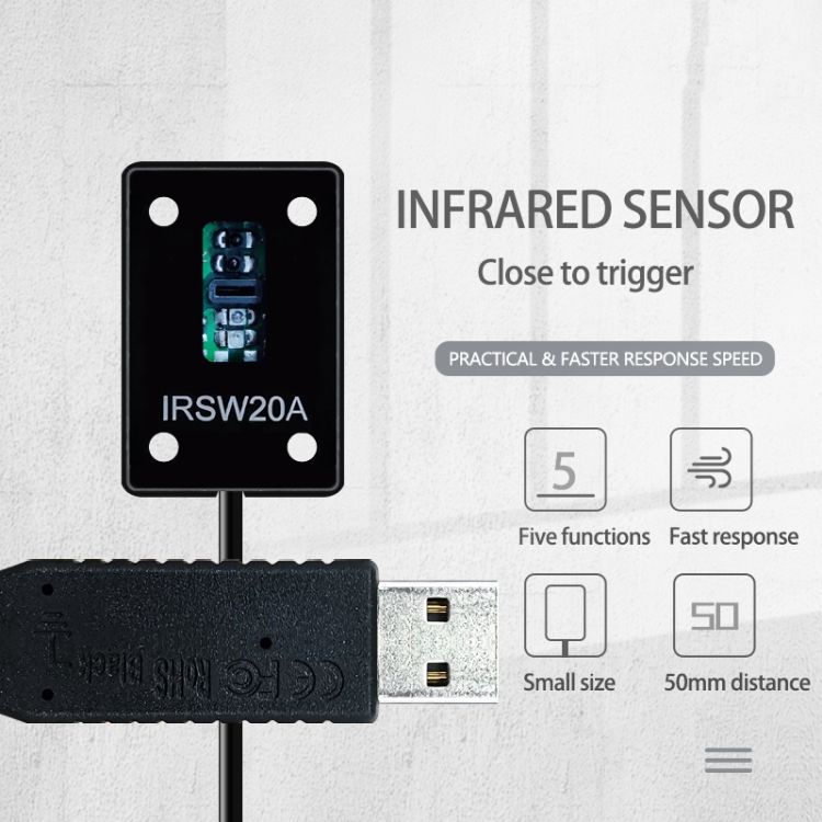Pcsensor IRSW20A USB Custom Infrared Sensor Switch