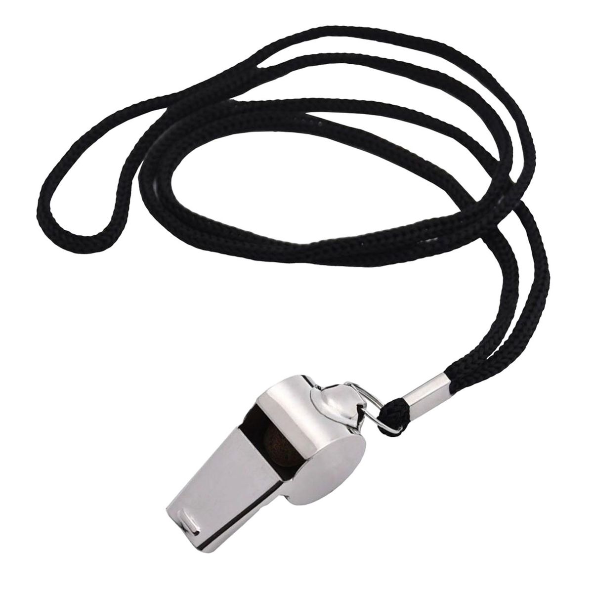 Voice Whistle Thunder Blast Referee Whistle Stainless for Outdoor Silver