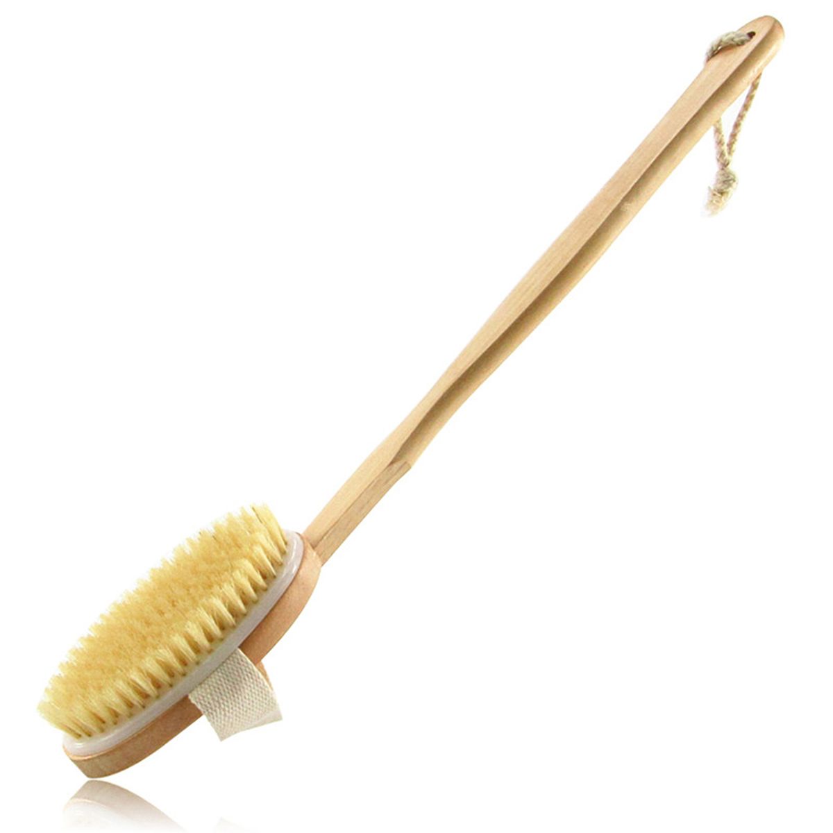 Bath Body Brush Back Scrubber With Comfy Bristle Long Handle