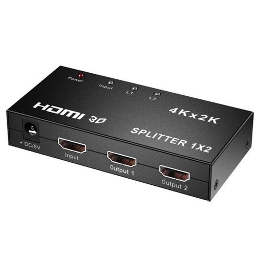 HDMI Splitter 1 In 2 Out For DVD Player Laptop HDTV Display
