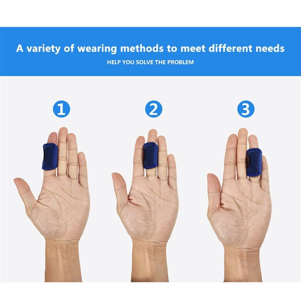 Finger Splint Brace with Metal Plate for All Fingers Tendon Release Pain Relief