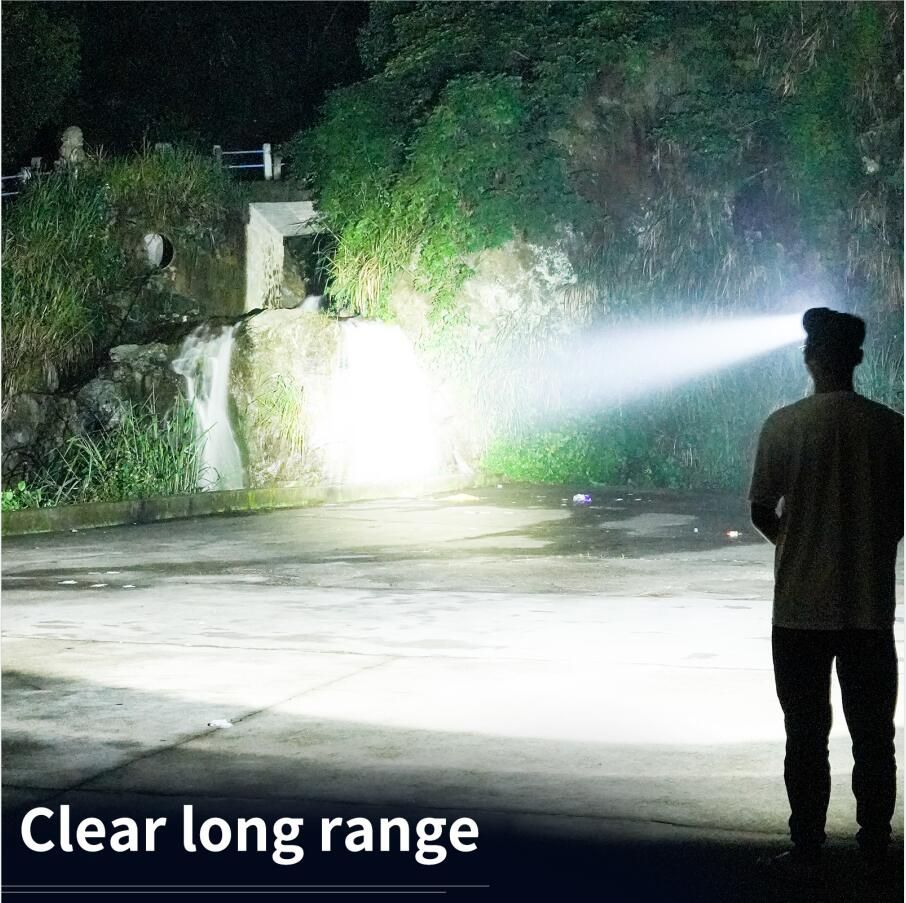 LED Headlamps Outdoor Flashlight  Far Near Double Light