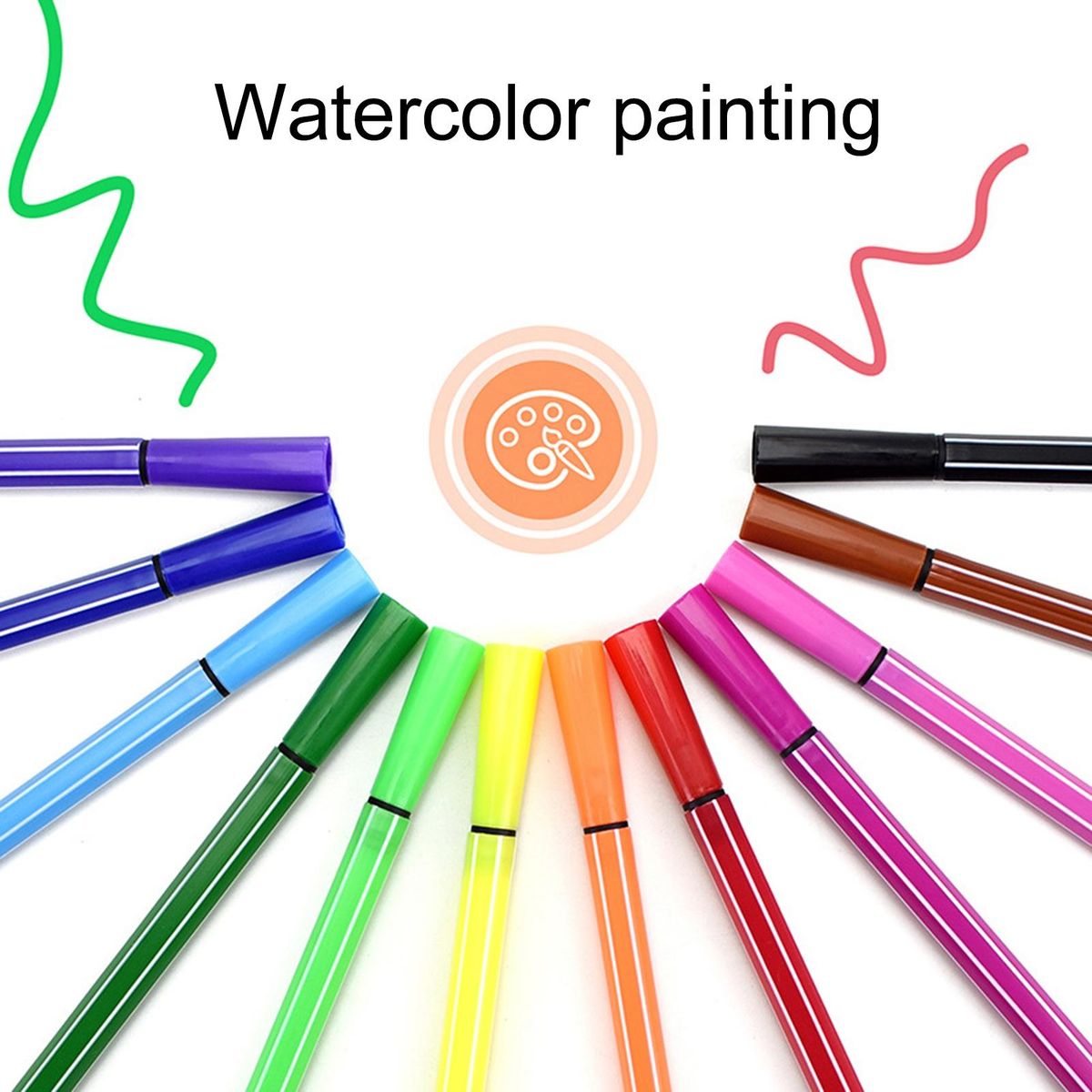 1 Set Painting Set Kids Novelty Dinosaur Cartoon Book Pink
