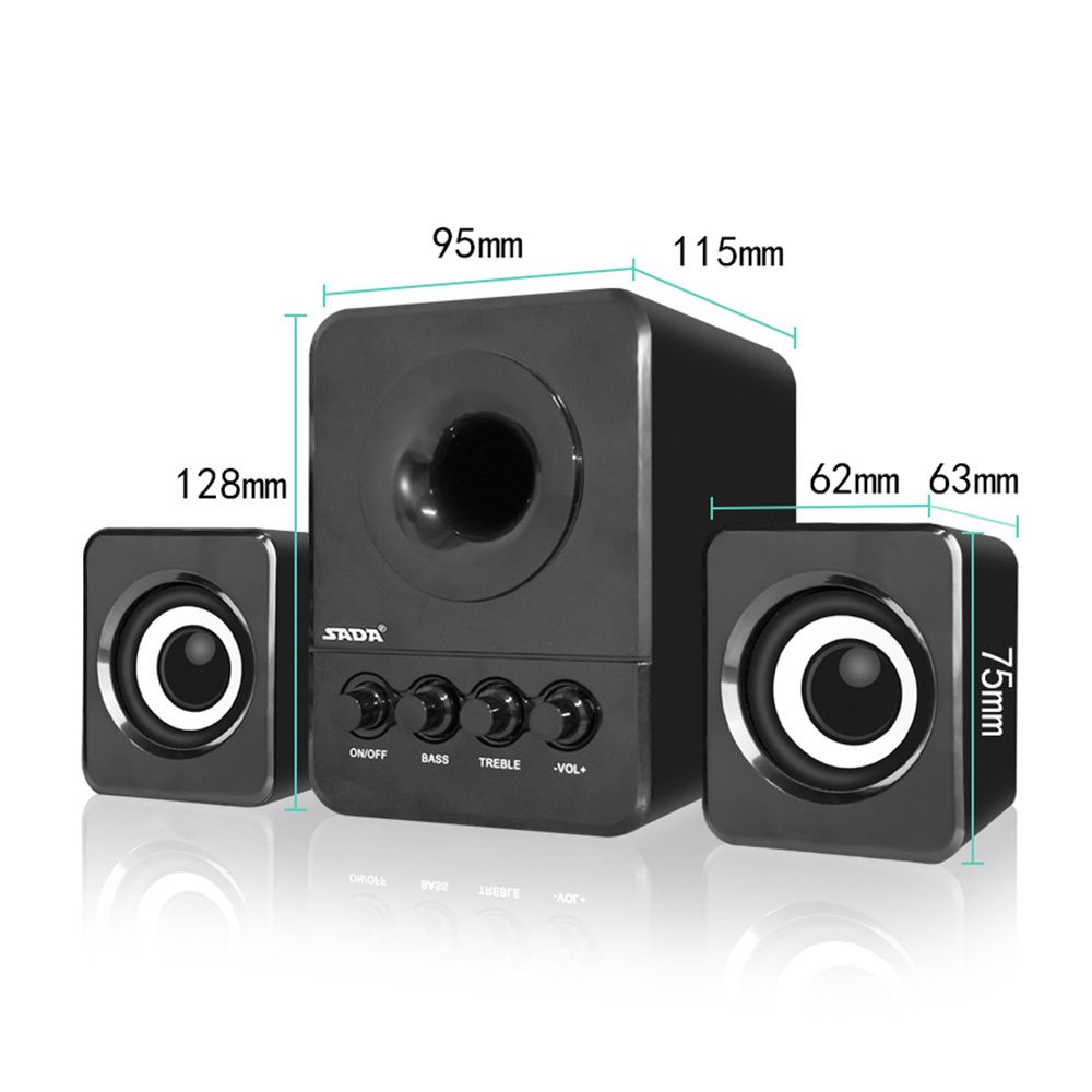 D-203 USB Wired Combination Speaker Computer Speaker