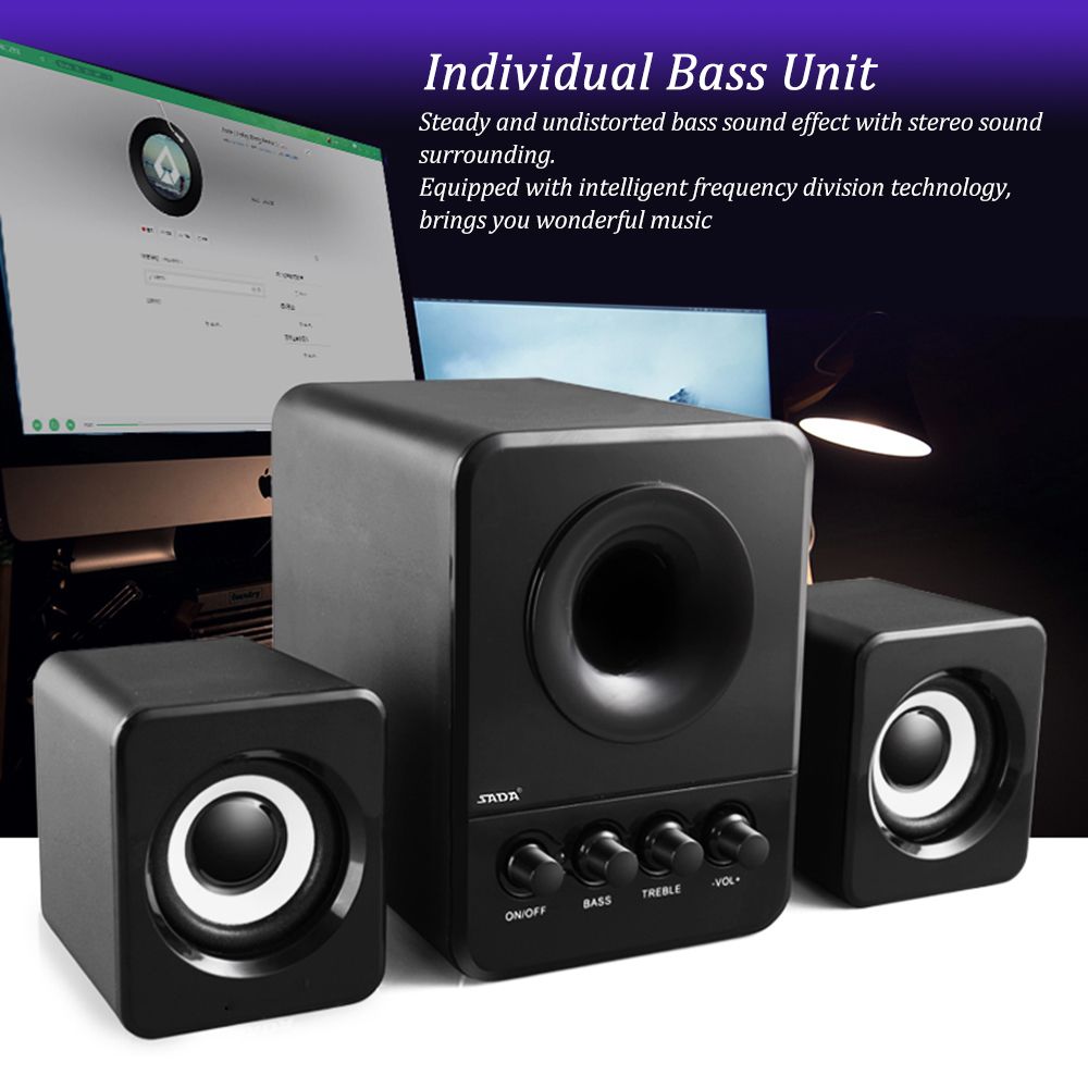 D-203 USB Wired Combination Speaker Computer Speaker