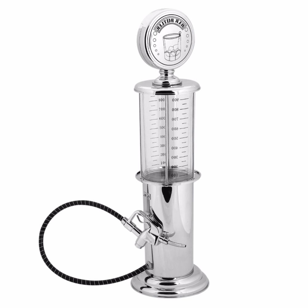 1000ml  Wine Beer Soda Dispenser Drinking Vessel Home Bar Pourer Machine-Silver