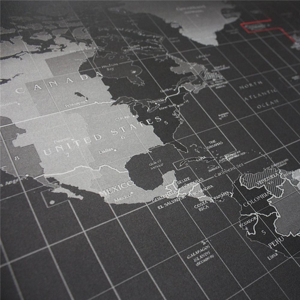 Large Mouse-Pad with World Map Oversized Extended Waterproof Non-slip Keyboard Pad Desk Mat Office Gaming Mouse-Pad 900*400mm