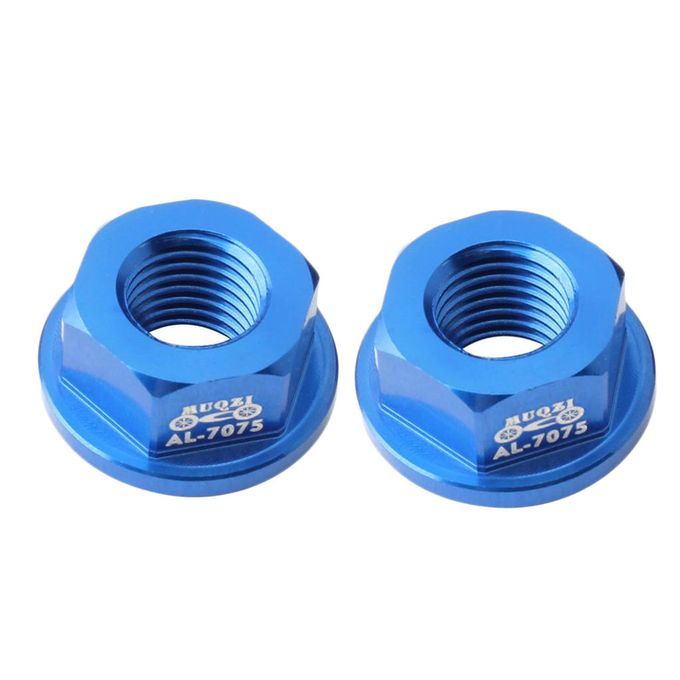 2pcs Kids Balance Bicycle Wheel Hub Nut M8 Front Rear Hubs Wheels Blue