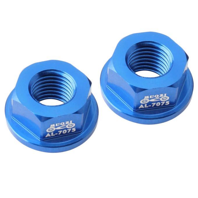 2pcs Kids Balance Bicycle Wheel Hub Nut M8 Front Rear Hubs Wheels Blue