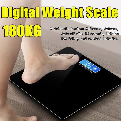 180KG LCD Digital Body Weight Scale Fitness Health Balance