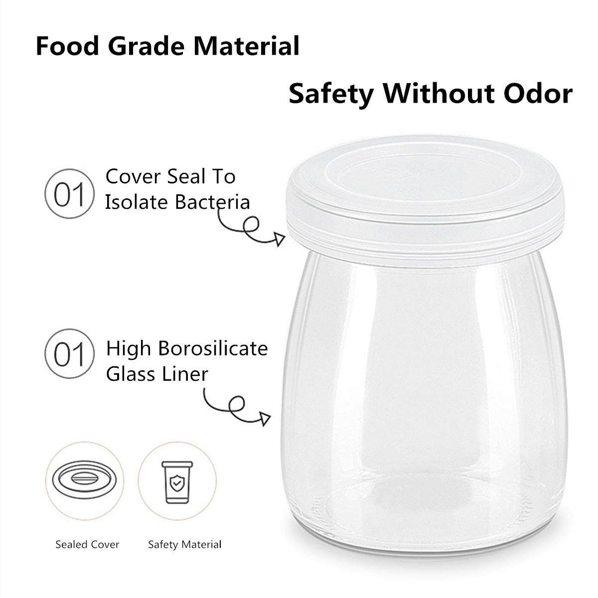 Automatic Yoghurt Maker Machine Rice Yogurt Machine With 7 Glass Jars 1.5L