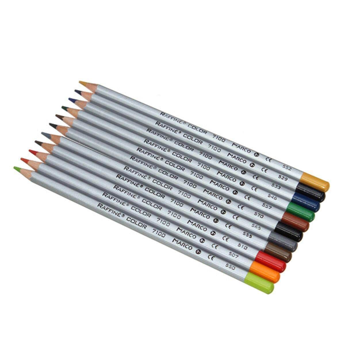 72 Marco Fine Harmless Pastel Pencils Set For Artist Sketching Drawing