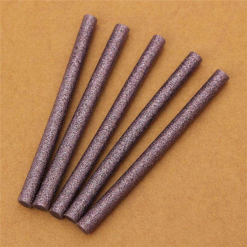 5PCS Purple Glitter Hot Sticks Deco Sauce Icing Seals Purple