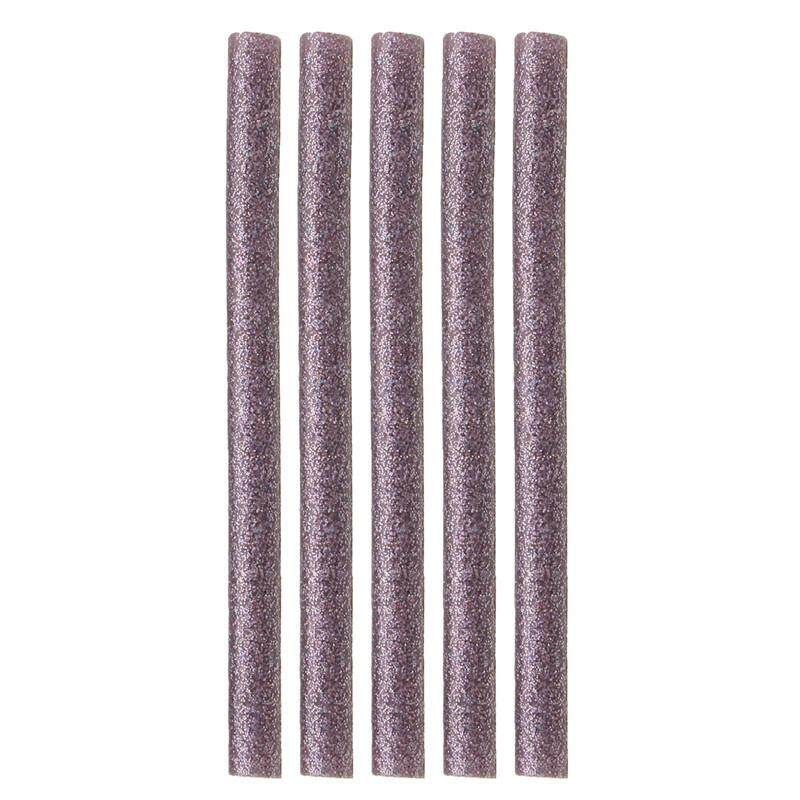 5PCS Purple Glitter Hot Sticks Deco Sauce Icing Seals Purple