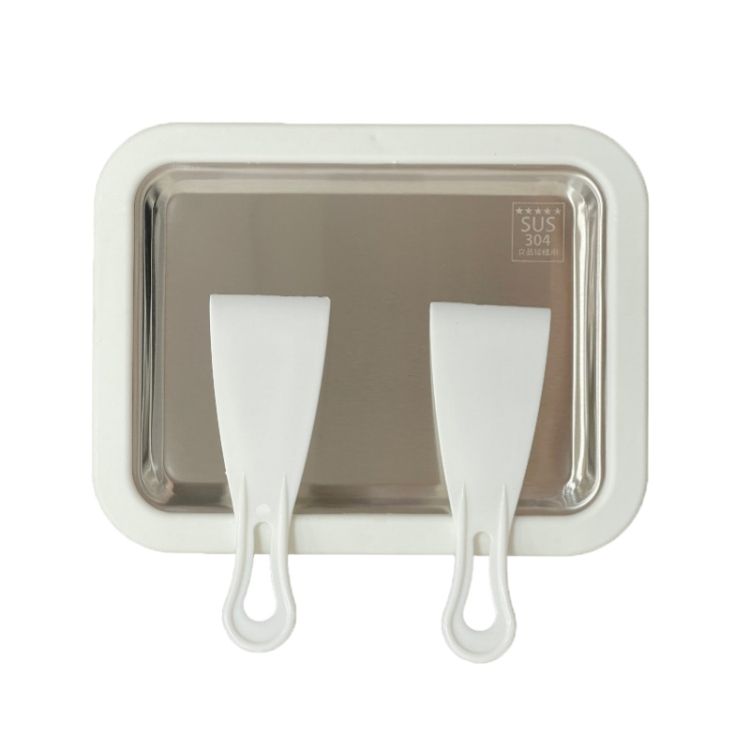Fried Yogurt Hine Stainless Steel White 22.5x17.5cm