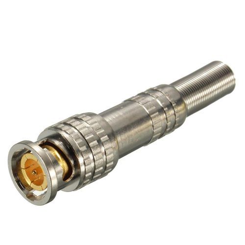 100Pcs Adapter BNC Jack Male Plug Connector To Coaxial Video RG59 Cable CCTV Camers