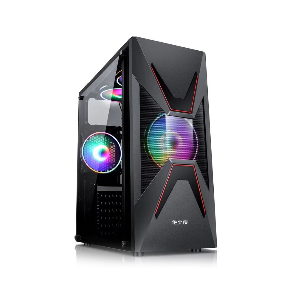 Desktop Computer Case ATX Full-view Side Transparent PC Case
