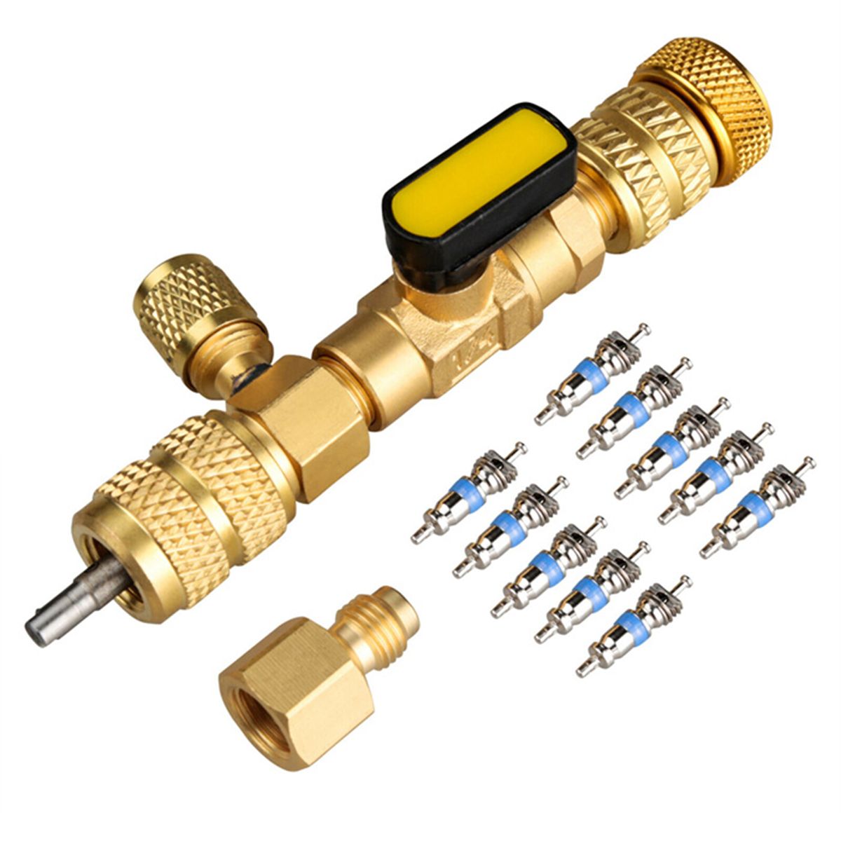 HVAC Valve Core Remover Installation Tool Dual 1/4'' And