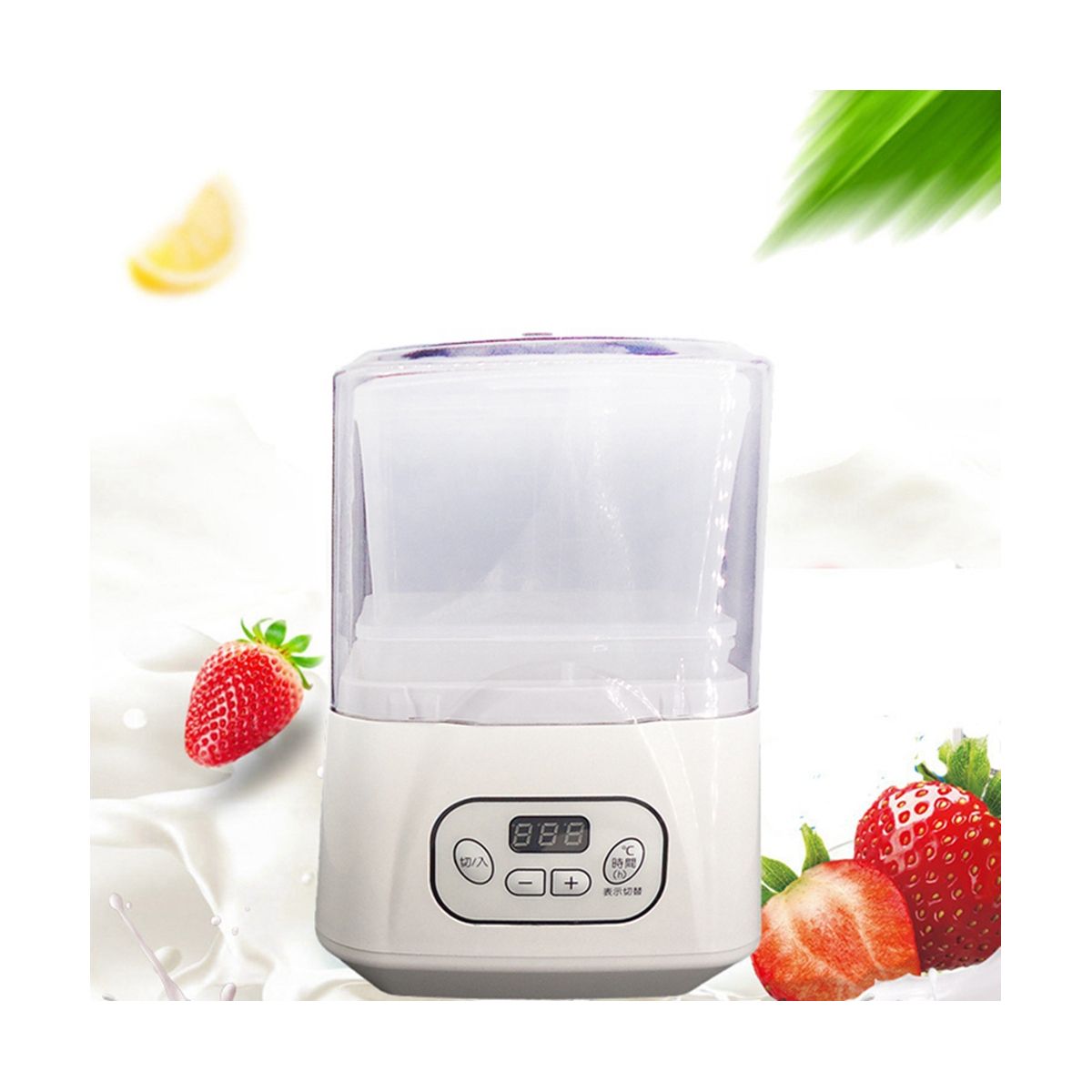 1L Electric Yogurt Maker Automatic Constant Temperature Yogurt Machine DIY Yogurt Rice  Natto Maker EU Plug