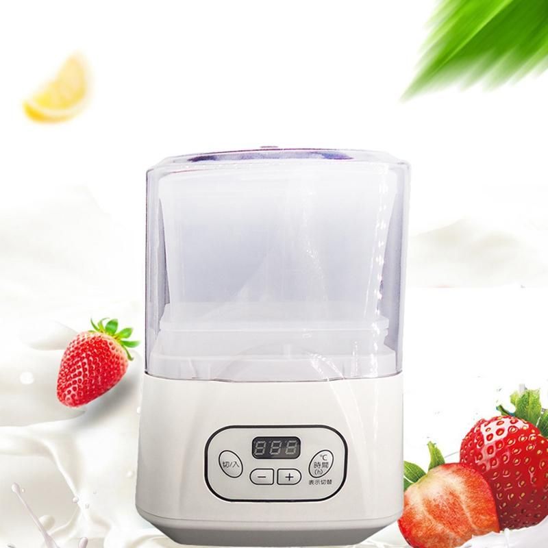 1L Electric Yogurt Maker Automatic Constant Temperature Yogurt Machine DIY Yogurt Rice  Natto Maker EU Plug