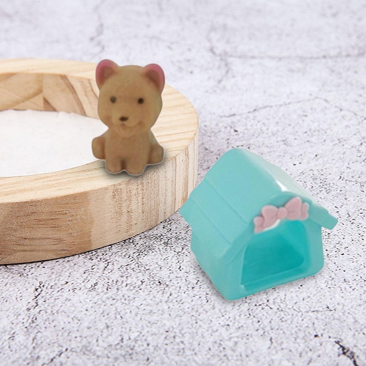 4Pcs Dog Cage Toys Puppy Toys Dog Cages