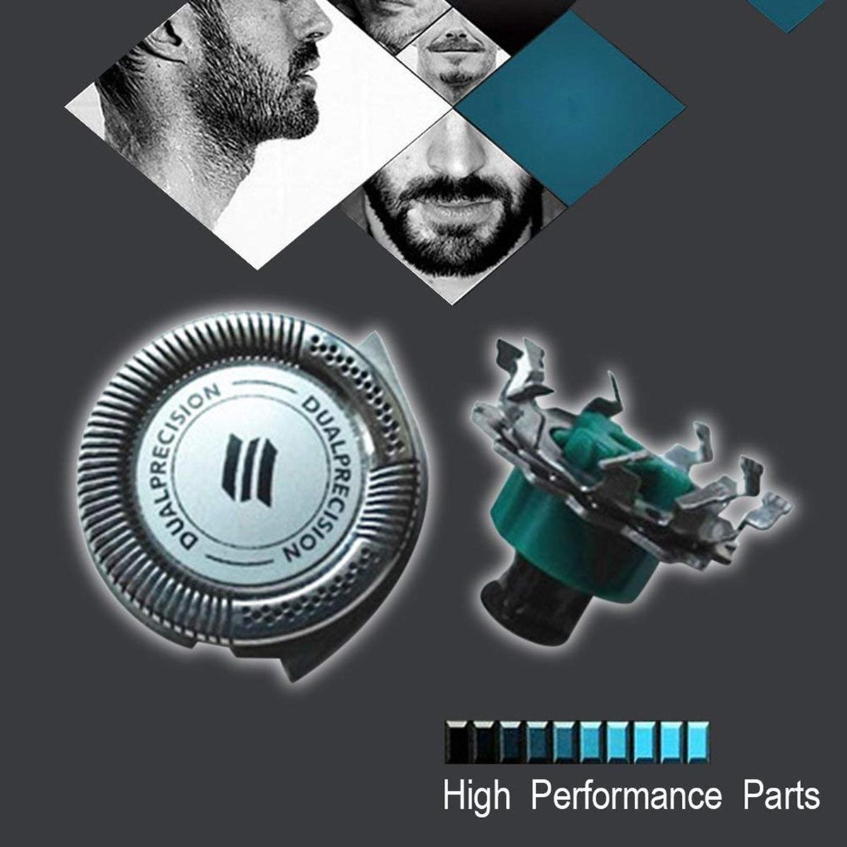 Shaving-Blade Replacement Electric Shavers Blade-Heads Replacement for Philips No-relco sensoTouch 2D