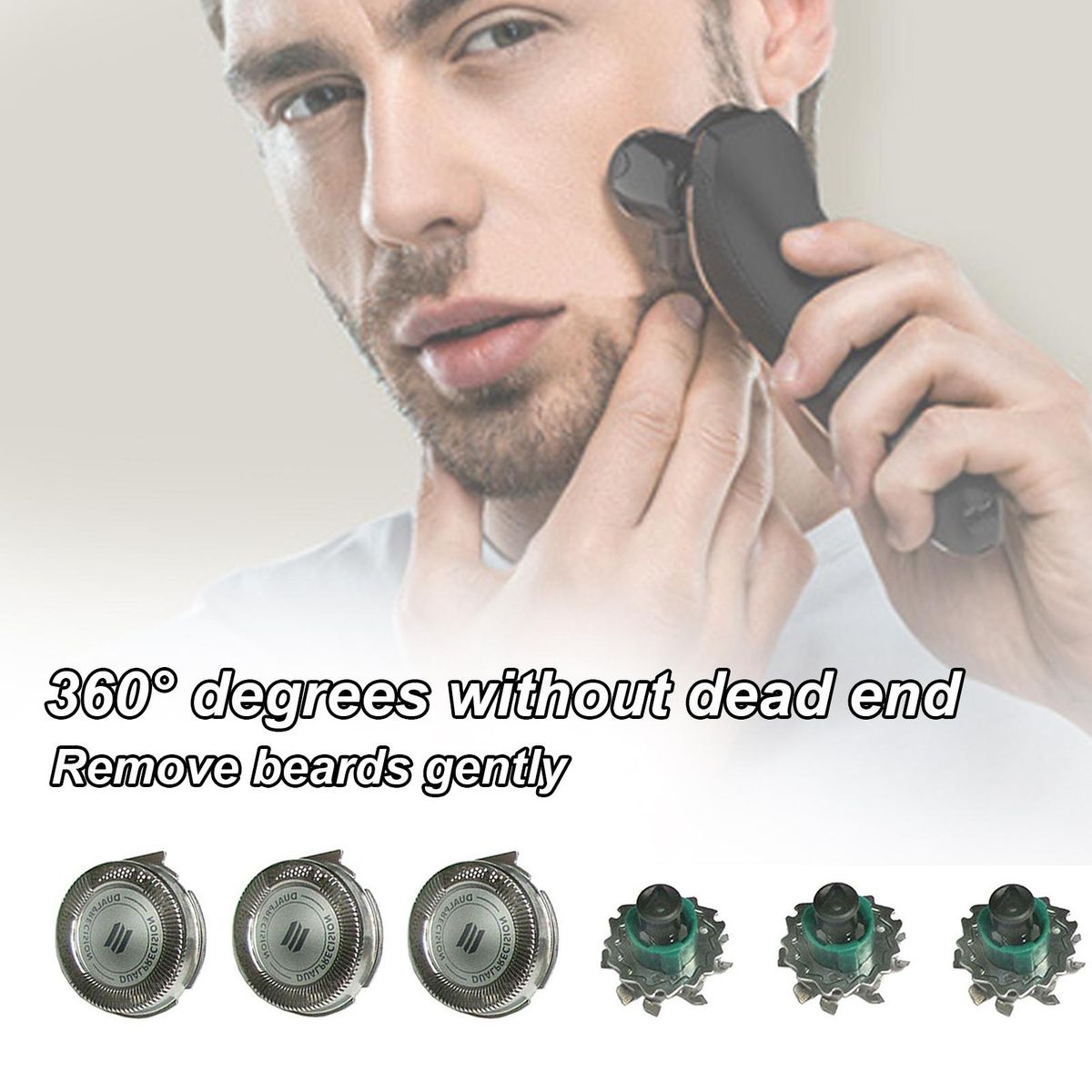 Shaving-Blade Replacement Electric Shavers Blade-Heads Replacement for Philips No-relco sensoTouch 2D